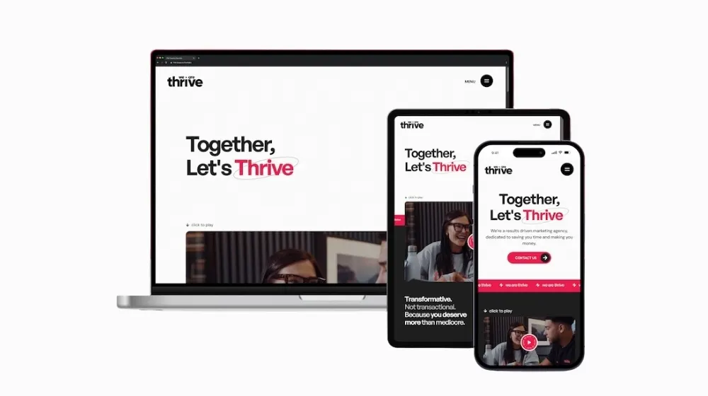 Brand & Marketing Agency website