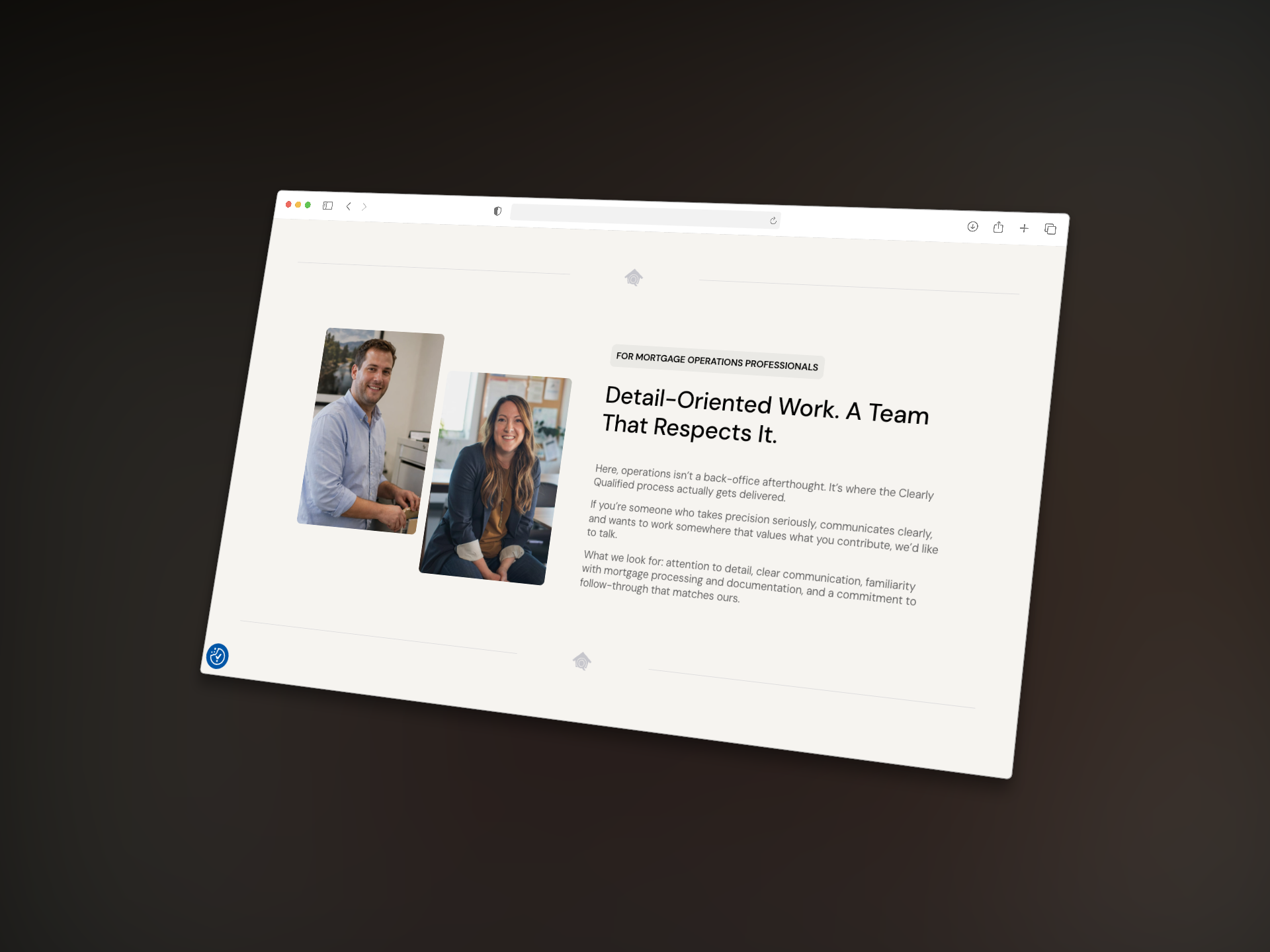 Home Loans Company team section