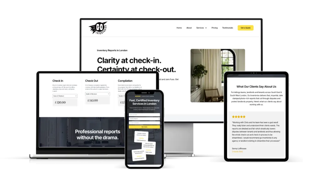 London Inventory Services website