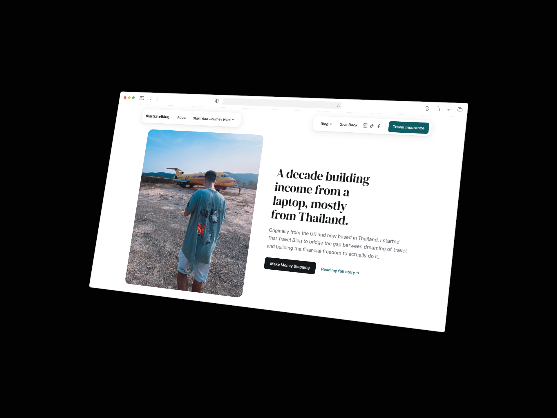 That Travel Blog about section