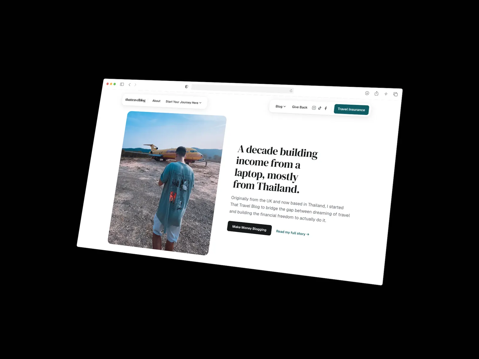 That Travel Blog about section